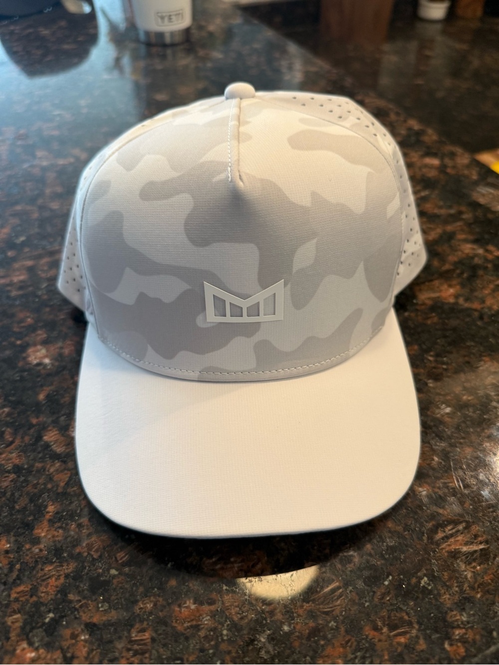 Melin Grey Camo Performance Trucker Cap